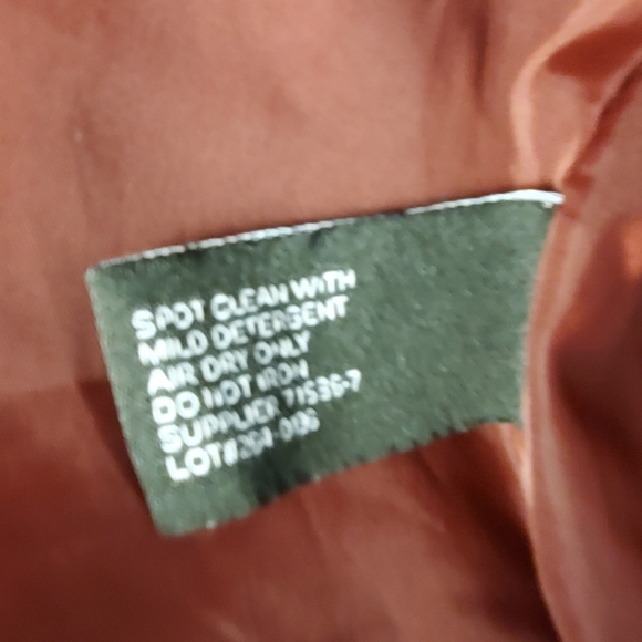 NWT ANA Red Faux Leather Lightweight Moto Biker Motorcycle Jacket 1X - Picture 10 of 10